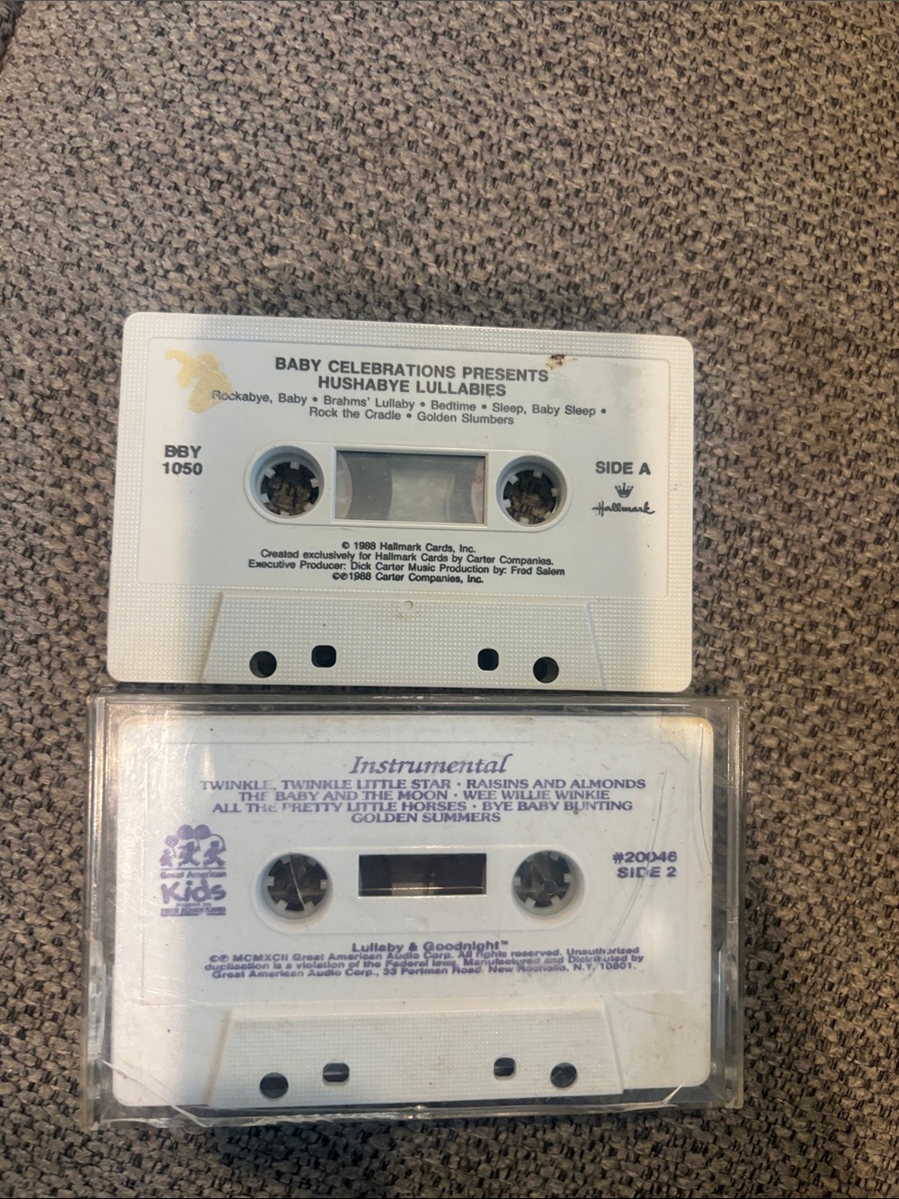 2 kids cassette tapes